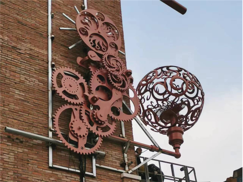 創(chuàng)意景觀(guān)小品，激活九江大中路商業(yè)街客流
